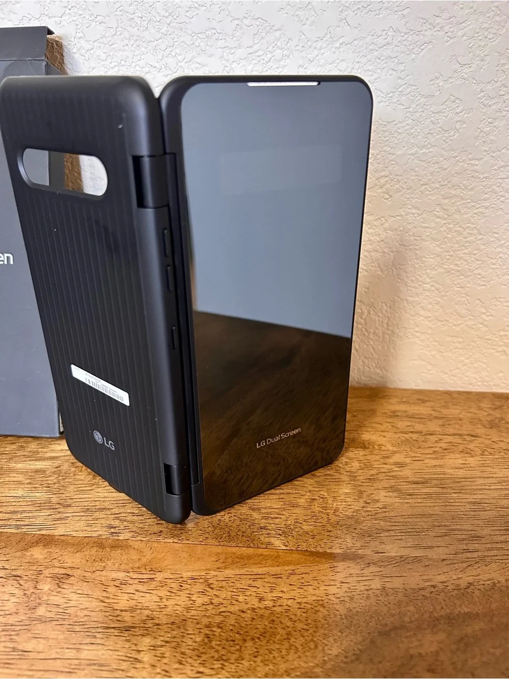 *Open box* LG Dual Screen Case for LG V60 ThinQ 5G Phone - Black WITH MAGNETIC D